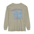 Trippy Hippie (Back design) - Unisex Garment-dyed Long Sleeve T-Shirt